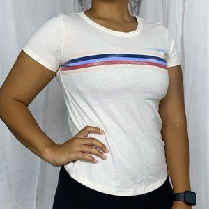 YOUTH White Fawn "Good Vibes" Short-Sleeved Tee